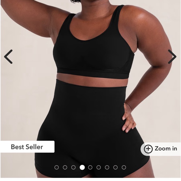 Shapermint Essentials L BLACK All Day Every Day High-Waisted Shaper Boy-Short - Picture 4 of 10